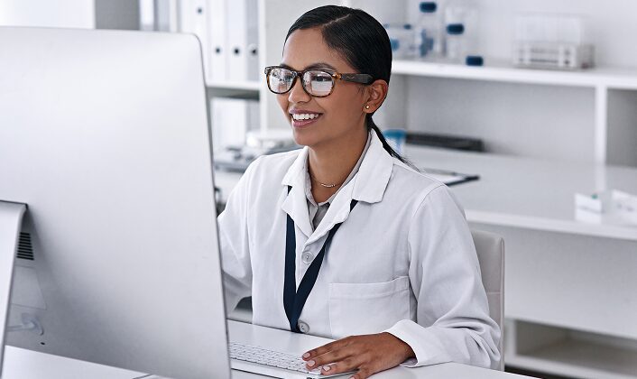Healthcare professional using P2P platform