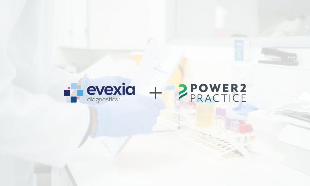 Evexia Diagnostics lab ordering in Power2Practice